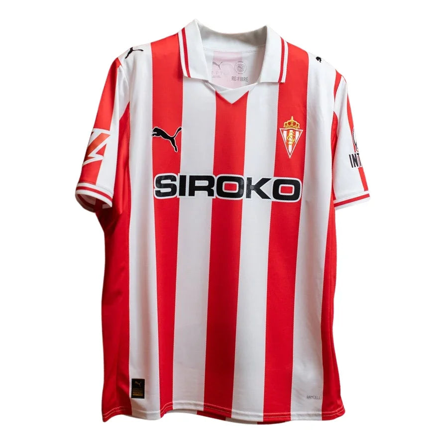 Sporting Gijón Home Fan Jersey 2025/26