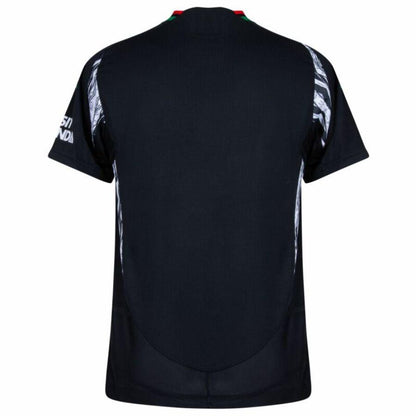 Arsenal Away Fan Jersey 2024/25 Patches UCL UEFA Foundation (Official Printing)