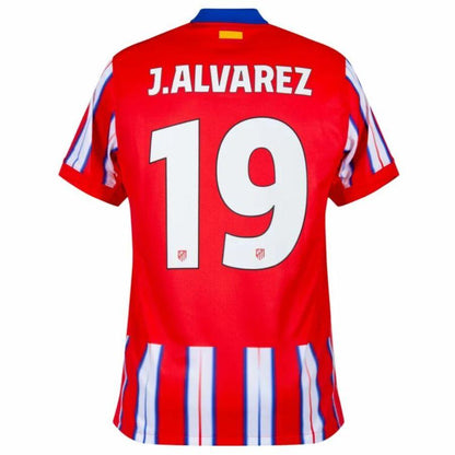Atlético Madrid Home Fan Jersey 2024/25 Patches UCL UEFA Foundation (Official Printing)