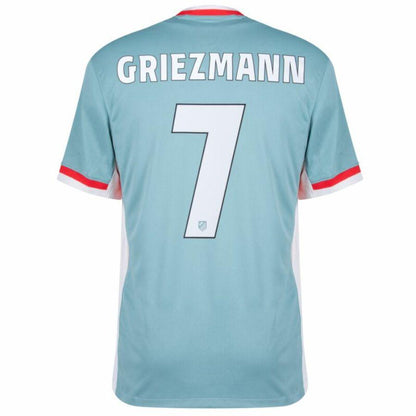 Atlético Madrid Griezmann 7 Away Fan Jersey 2024/25 Patches UCL UEFA Foundation (Official Printing)