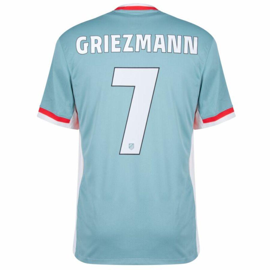 Atlético Madrid Griezmann 7 Away Fan Jersey 2024/25 Patches UCL UEFA Foundation (Official Printing)