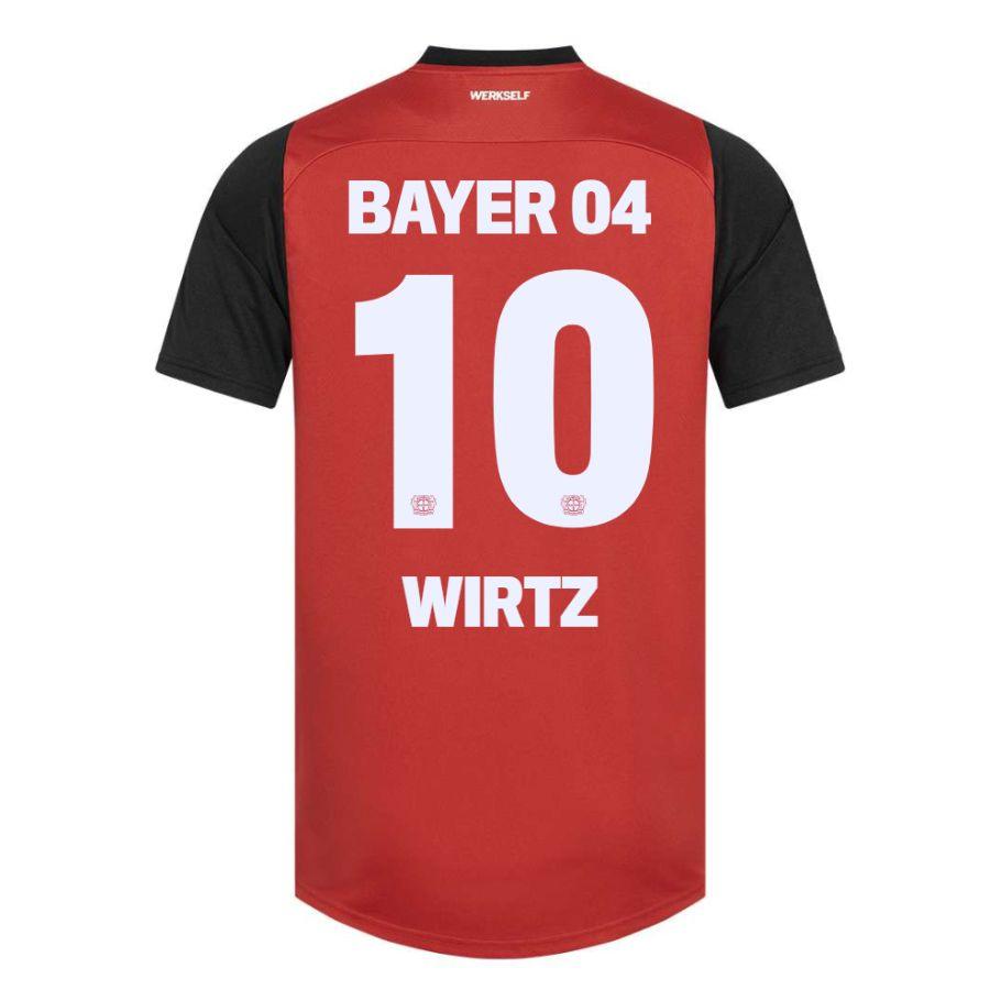 Bayer 04 Leverkusen Home Fan Jersey 2024/25 Patches UCL UEFA Foundation (Official Printing)
