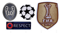 UCL&Honor 10 Cups&Respect Patch & 2014 Club World Cup Patch