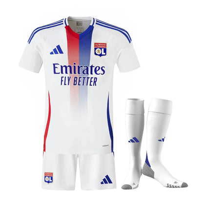 Kids KIT Olympique Lyonnais Home Jersey 2024/25