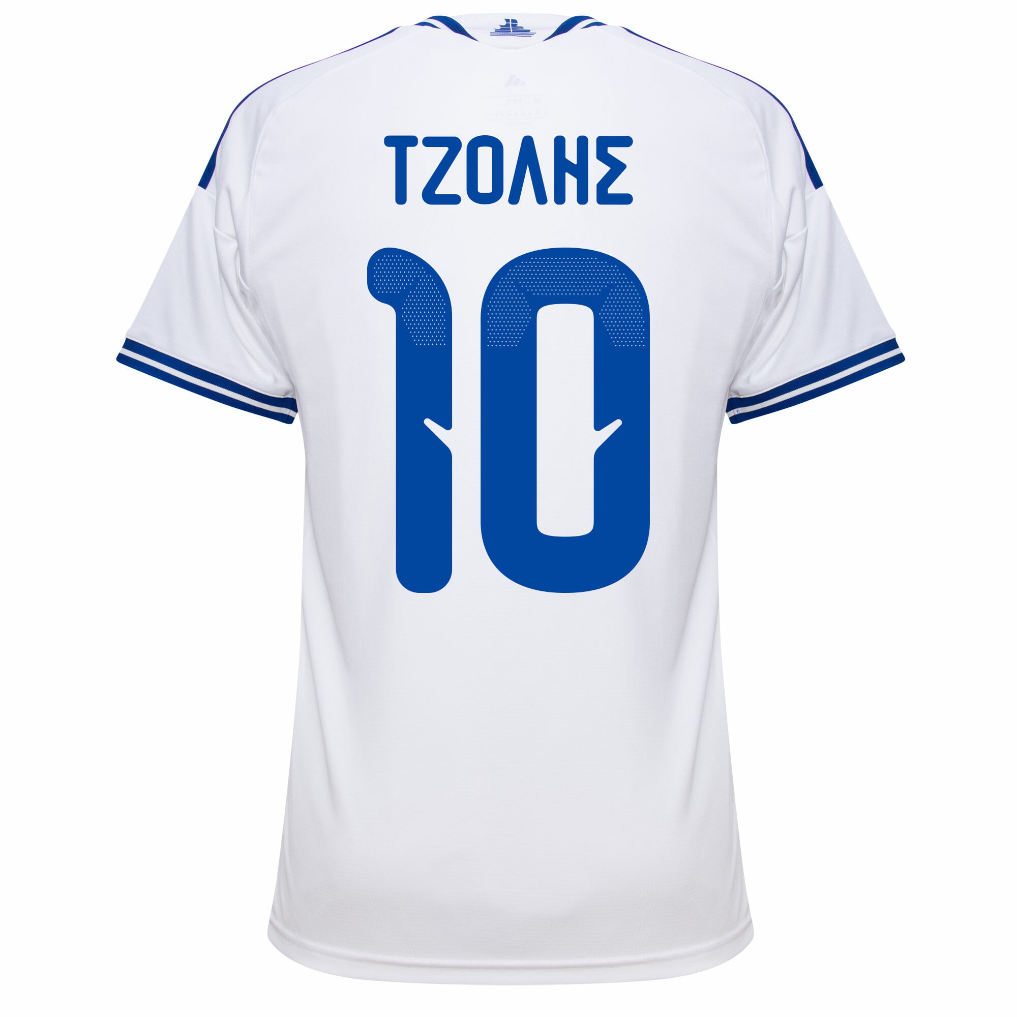 Greece Home Τζολης 10 Fan Jersey Shirt 2026-2027 (Greek Alphabet Option)
