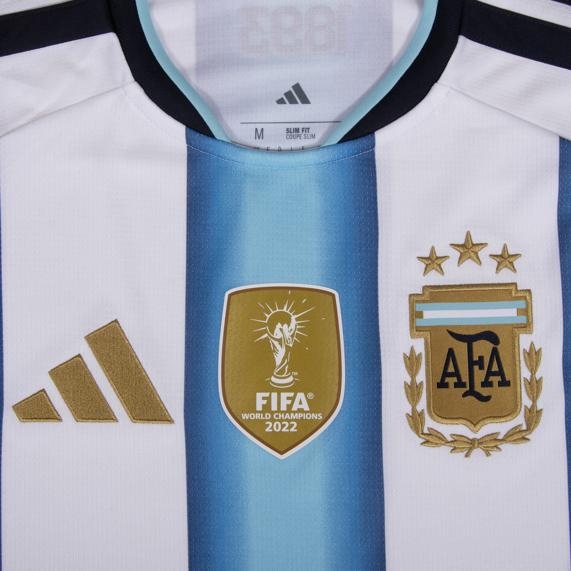 Argentina Home Fan Jersey Long Sleeve Shirt 2026 World Cup