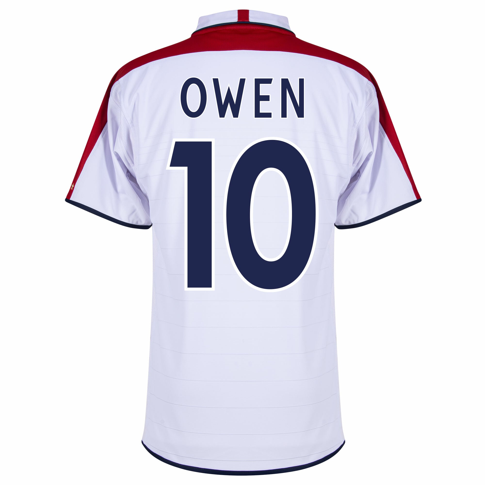 England Home Owen 10 Retro Fan Jersey 2004