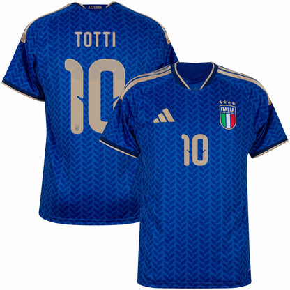 Italy Home Fan Jersey Totti 10 Shirt 2026-2027 (Official Printing)