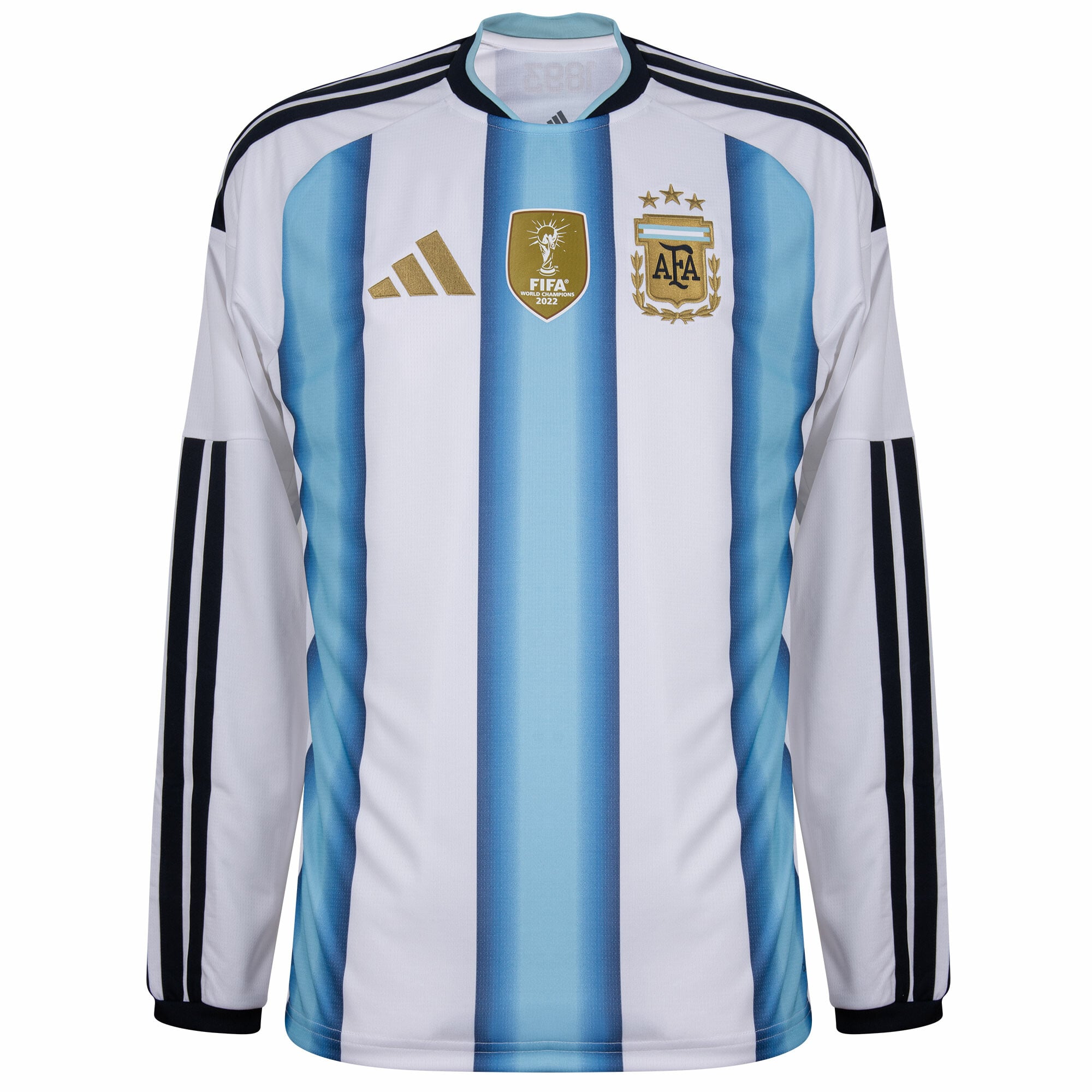 Argentina Home Fan Jersey Long Sleeve Shirt 2026 World Cup