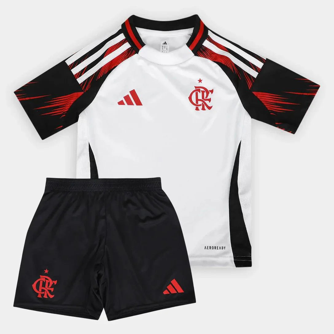 Kids Kit Flamengo Away Fan Jersey 2025/26