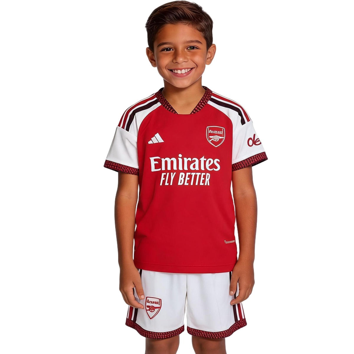 CHAMPIONS #26 Arsenal Home Kids Soccer Jerseys Kit 2026/27