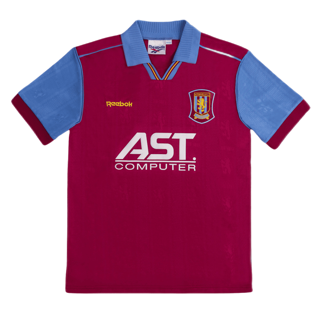 Aston Villa Home Retro Soccer Jersey 1995/97