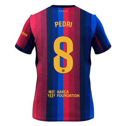 PEDRI #8 Barcelona Home Soccer Jersey 2026/27
