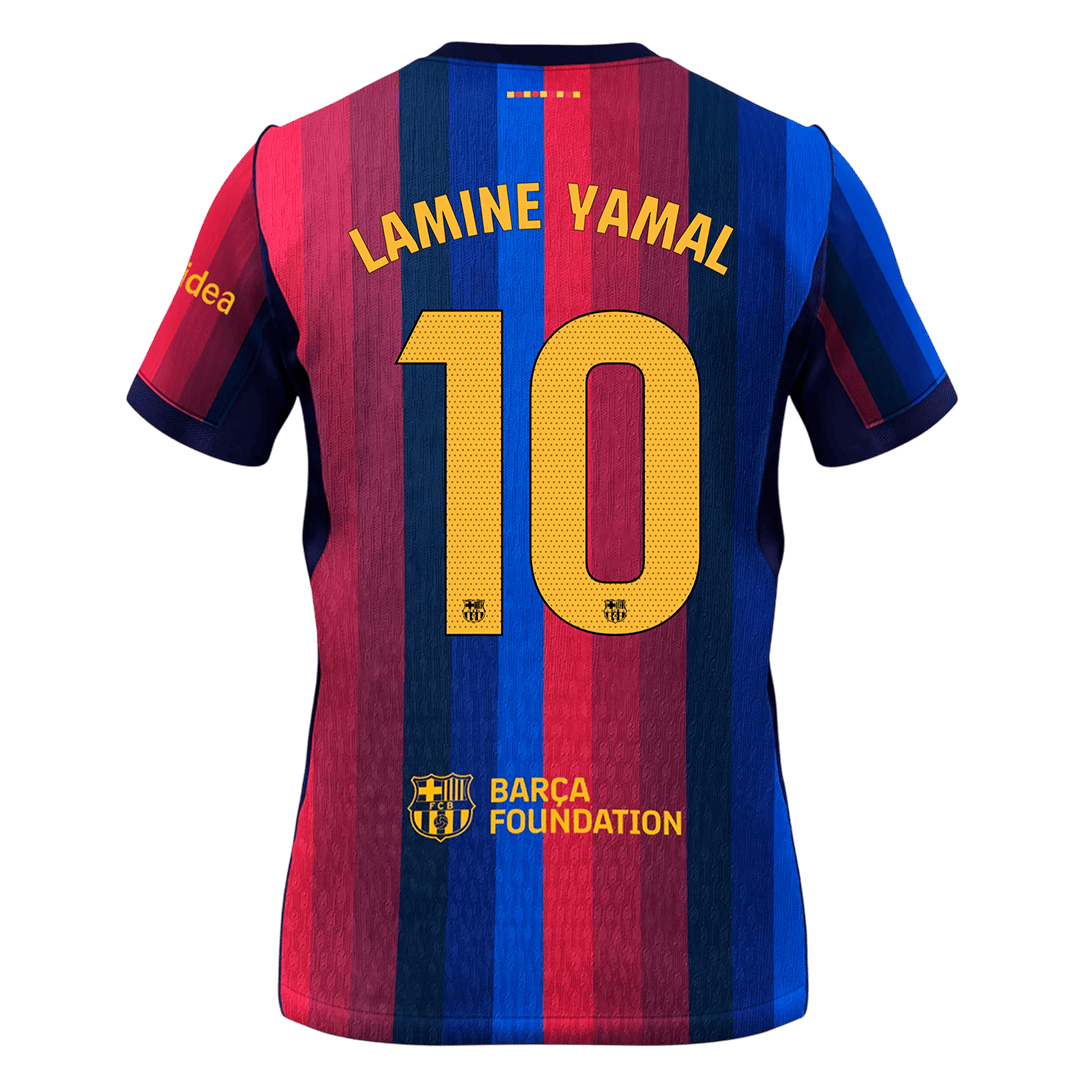 LAMINE YAMAL #10 Barcelona Home Soccer Jersey 2026/27
