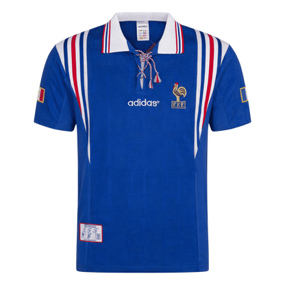 Retro Soccer Jersey France Home Euro Cup 1996