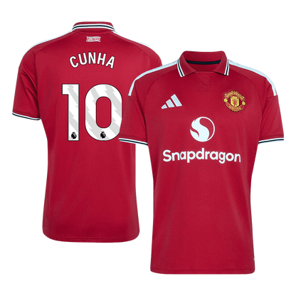CUNHA #10 Manchester United Home Soccer Jersey 2026/27