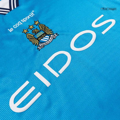 Retro Soccer Jersey Manchester City Home 1999/01