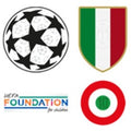 24/27 UCL & UEFA Foundation & Scudetto & Coccarda Badges