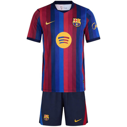Kids Kit Barcelona Home Fan Jersey 2026/27