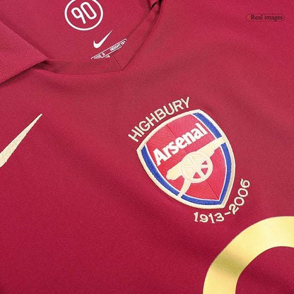 Arsenal Home Retro Soccer Jersey 2005/06