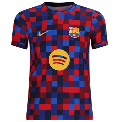 Barcelona Pre-Match Soccer Jersey 2026/27 Red&Blue