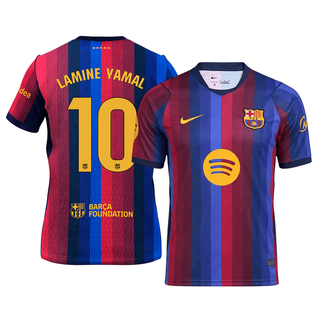 LAMINE YAMAL #10 Barcelona Home Soccer Jersey 2026/27