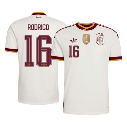 Spain Home RODRIGO 16 Fan Jersey 2026 World Cup-Champion