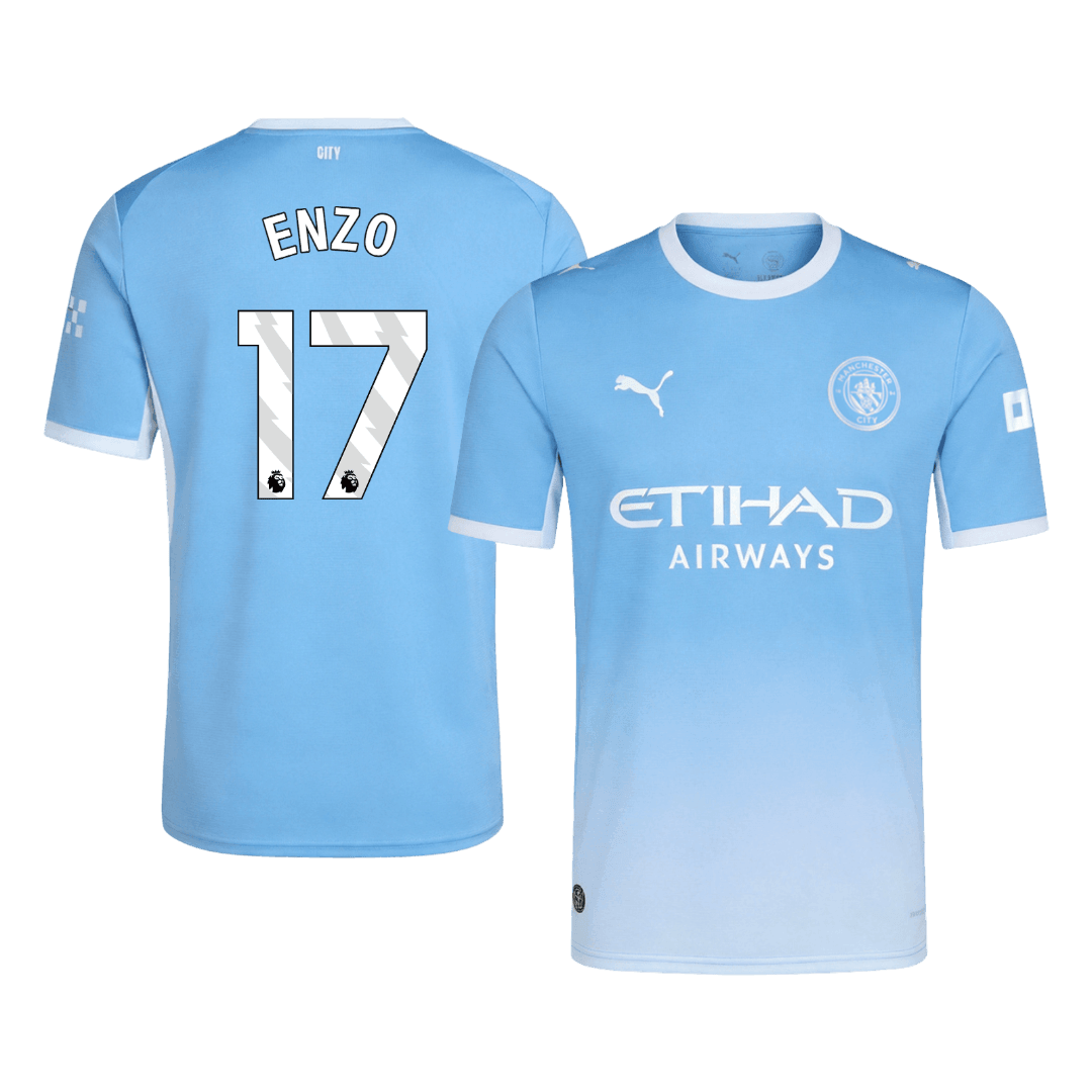 ENZO #17 Manchester City Home Fan Jersey Shirt 2026/27