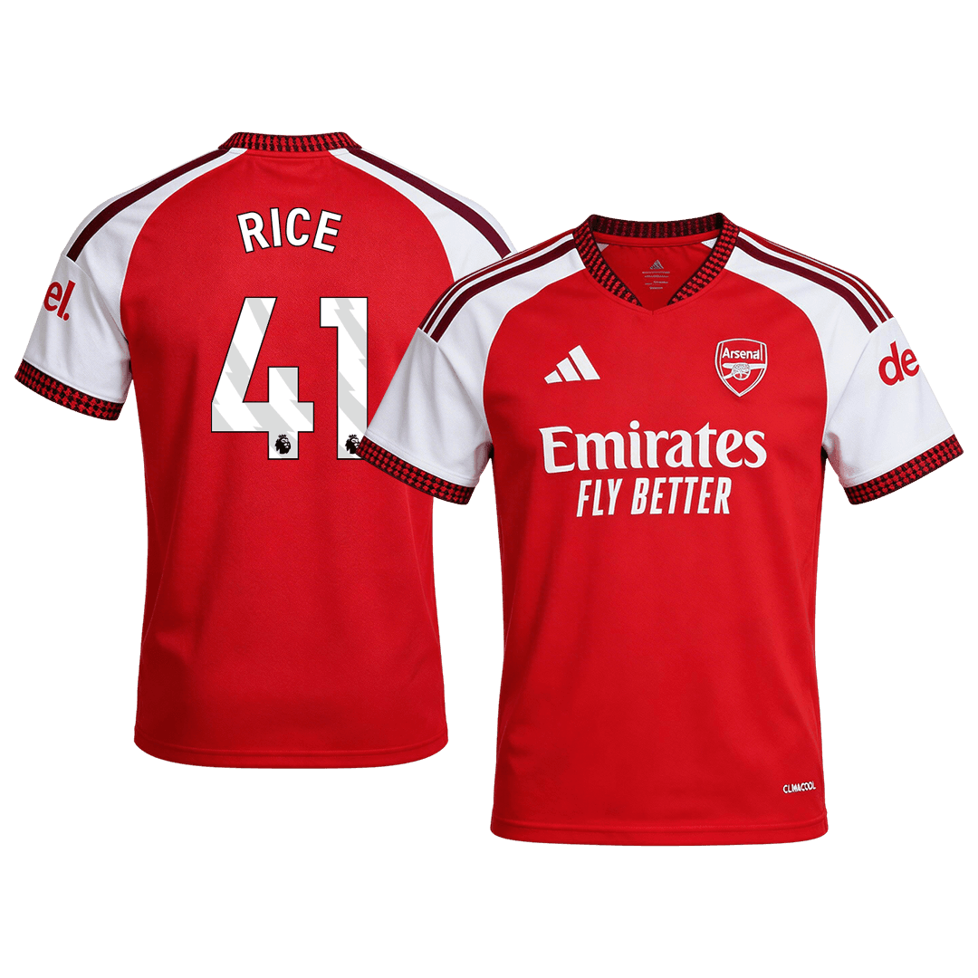 RICE #41 Arsenal Home Soccer Jersey 2026/27
