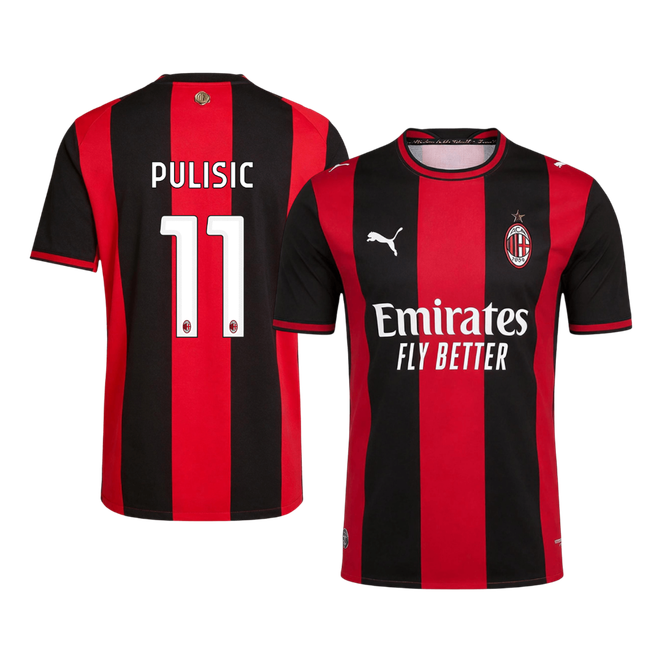 PULISIC #11 AC Milan Home Fan Jersey Shirt 2026/27