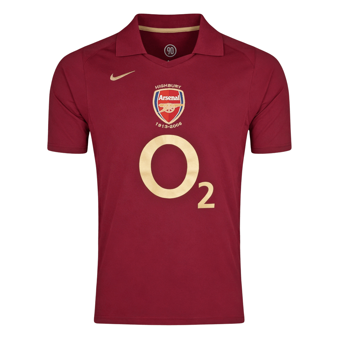 Arsenal Home Retro Soccer Jersey 2005/06