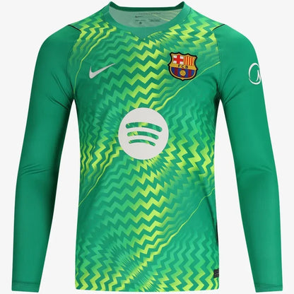 Barcelona Goalkeeper Long Sleeve Fan Jersey Shirt 2026/27