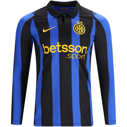 Inter Milan Home Long Sleeve Fan Jersey Shirt 2026/27