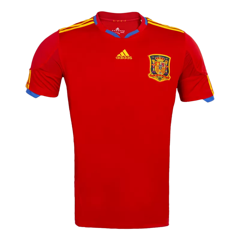 Retro Soccer Jersey Spain Home World Cup 2010