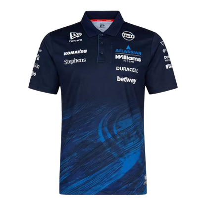Williams F1 2026 Team Polo Navy