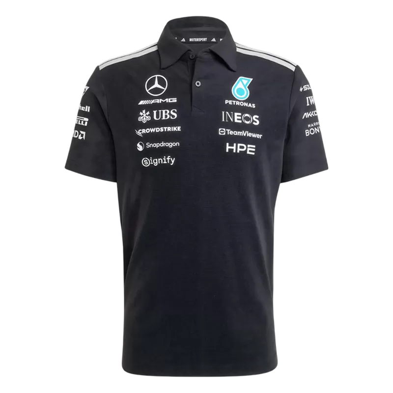 Mercedes AMG Petronas F1 2026 Team Polo Black