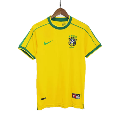 Retro Soccer Jersey Brazil Home 1998