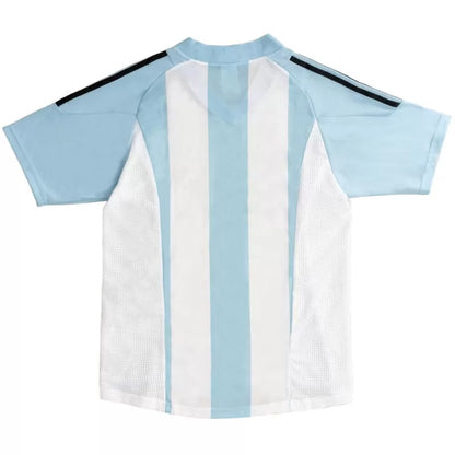 Retro Soccer Jersey Argentina Home World Cup 2002
