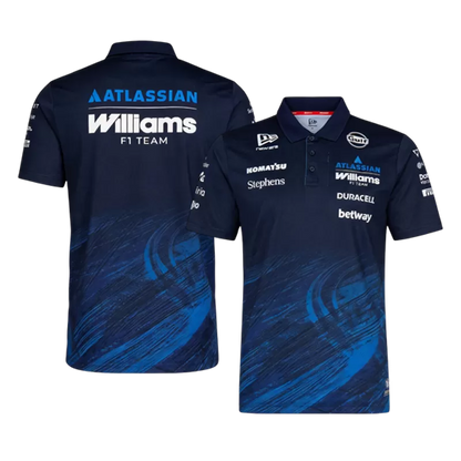 Williams F1 2026 Team Polo Navy