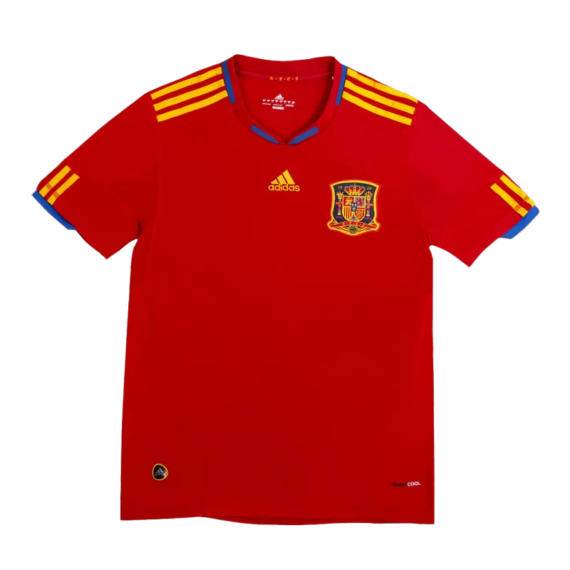 Retro Soccer Jersey Spain Home World Cup 2010