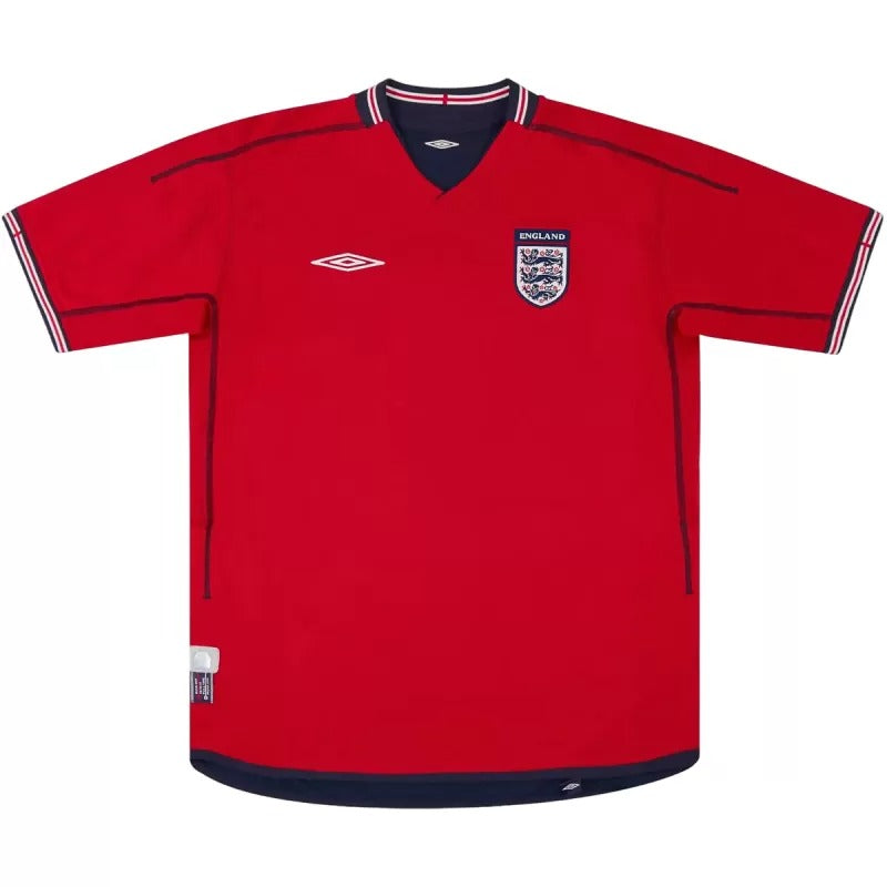 Retro Jersey England Away World Cup 2002